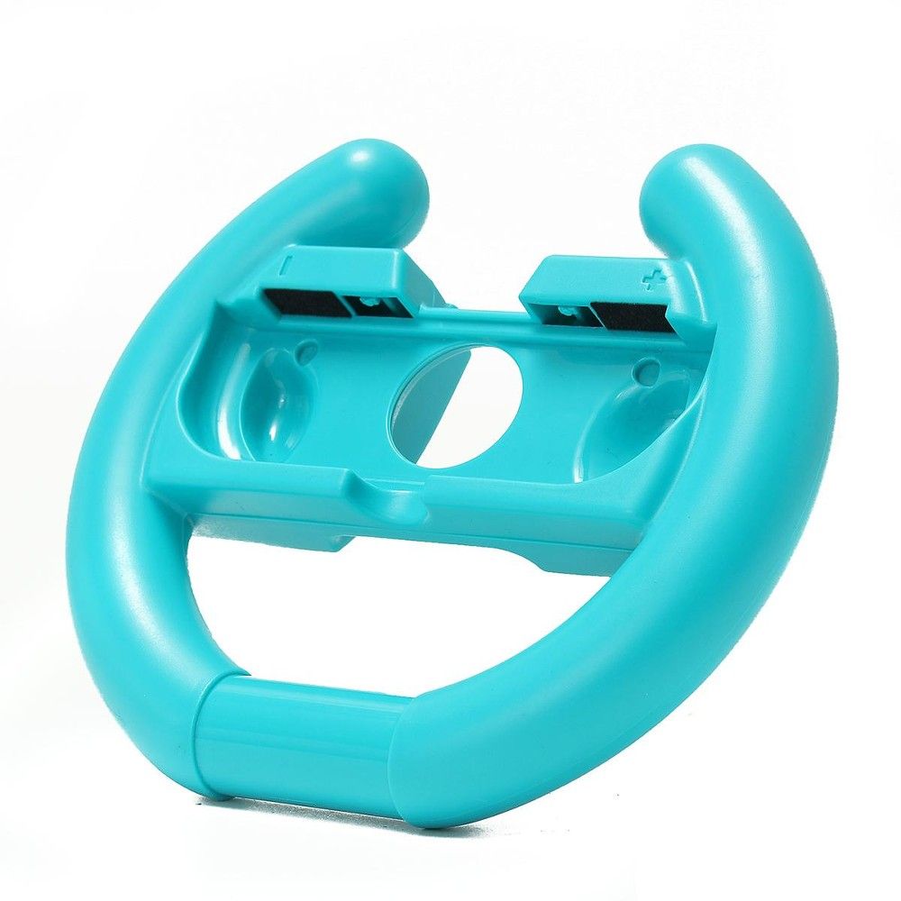 audio Steering Wheel Hand Grip Handle Holder For Nintendo Switch Joy-con Controller Blue