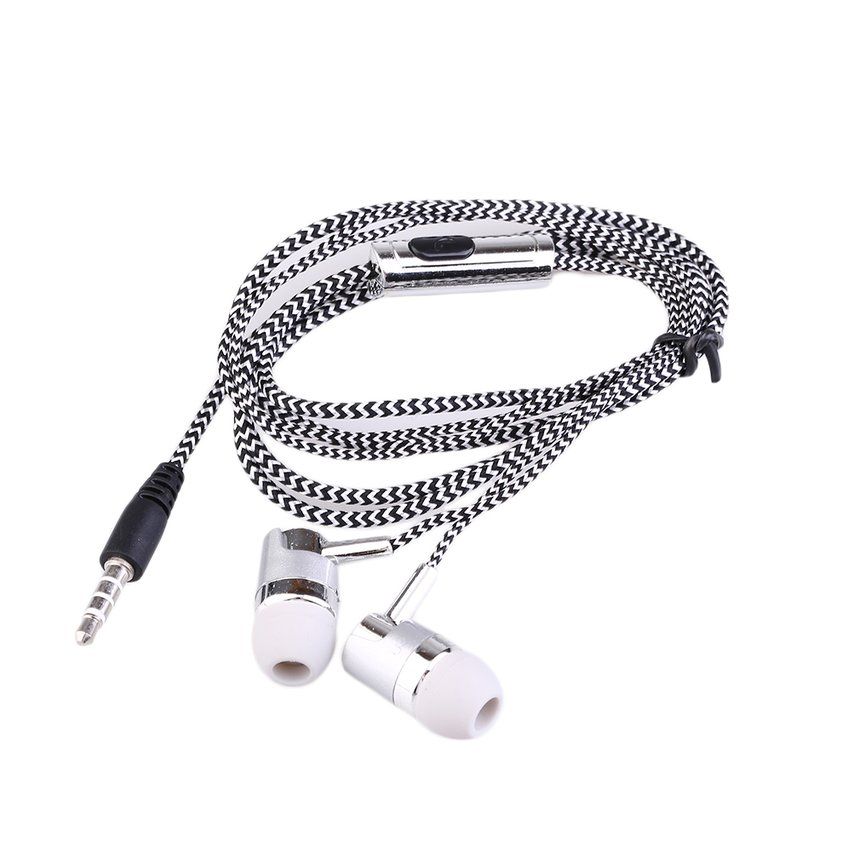 TE Professional KY-38 200Hz-20000KHz 32 ohm Color Cloth Line Heavy Bass Sound In Ear Music Earphones Universal Mobile Phone