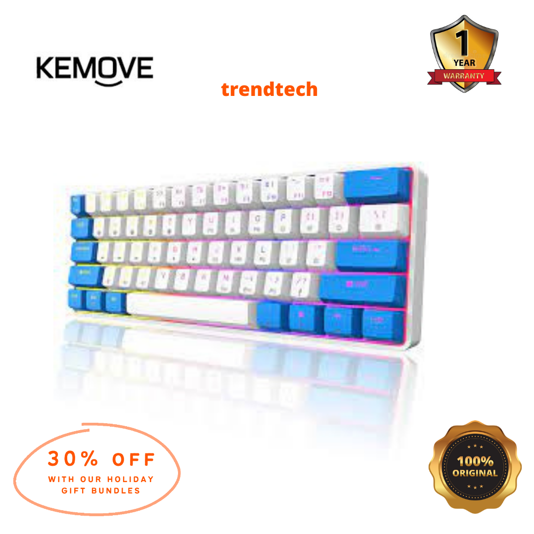 TMKB GK61 Mechanical Keyboard Hot-swap Gaming Keyboard Gateron Yellow Switch