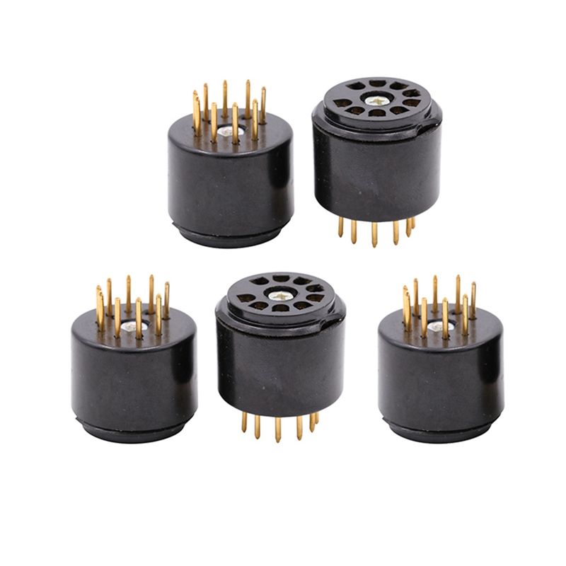9Pin Vacuum Tube Socket Testing Saver for 6DJ8 12AX7 ECC83 B339 CV492 6L13 12AU7 ECC82 B329 Hifi Tube AMP