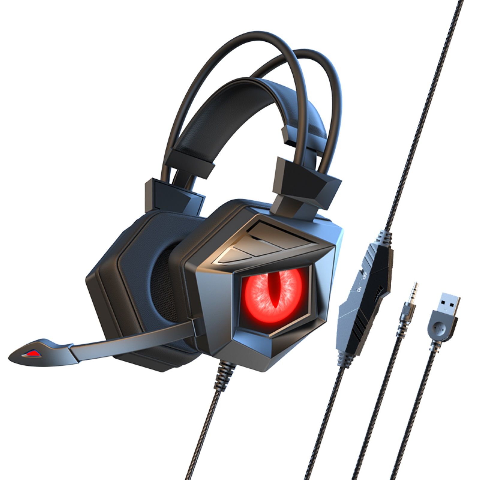 Headphone High Fidelity 3.5mm USB Gaming Lossless Earpiece