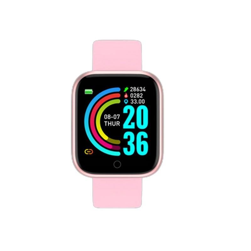 Smart Watch Men Y68 Bluetooth Fitness Tracker Sport Watch Heart Rate Monitor Blood Pressure Smart Bracelet Men Women Smart Watch