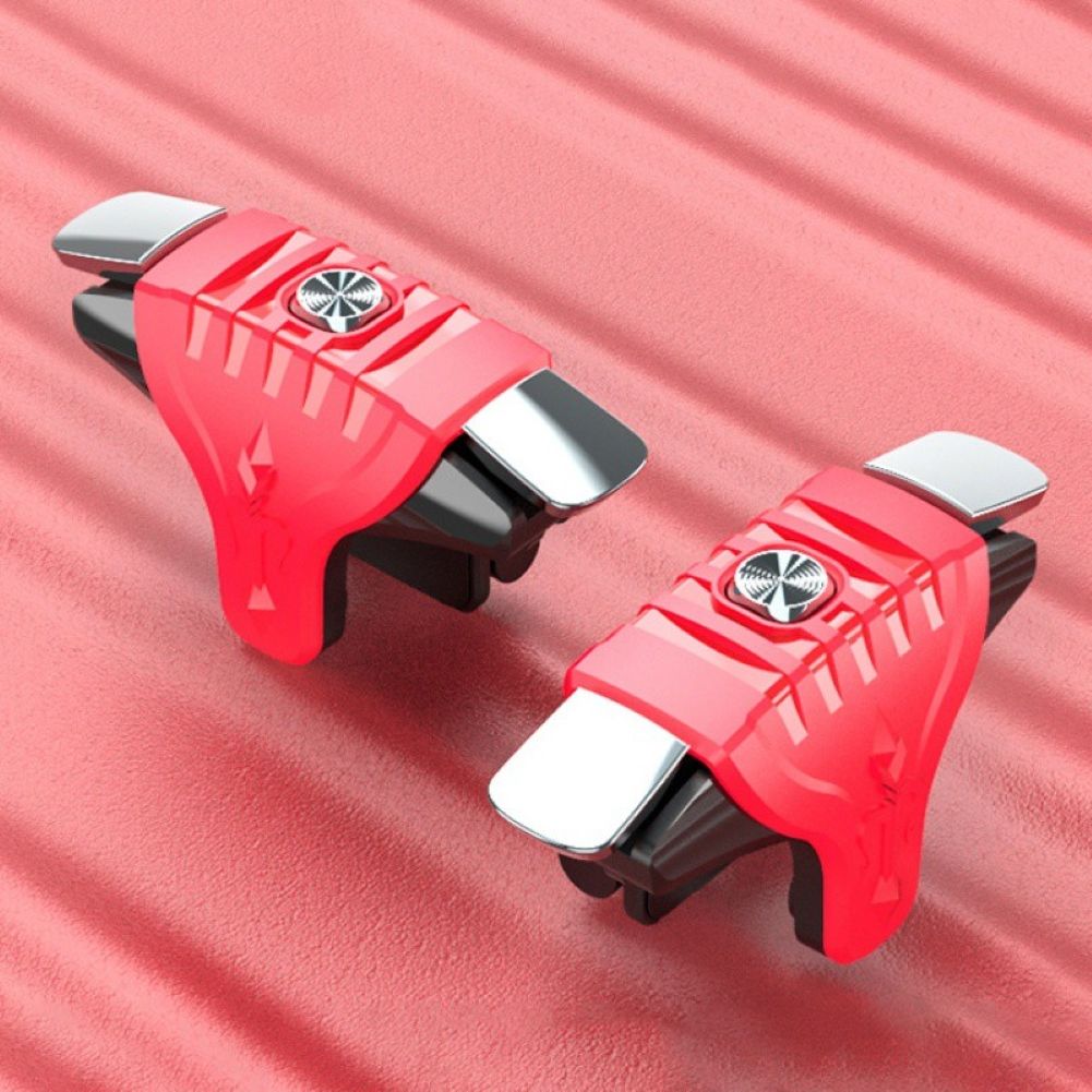 F01 Metal ABS Plastic Gamepad Controller Mobile Joystick Trigger Aim Shooting L1 R1 Key Button for Ios Android PUBG Game Handle