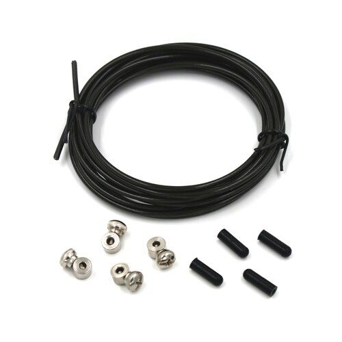 3Meters Spare Rope + 2 Pairs Spare Screw for Crossfit Jump Rope Replacing Speed Rope Steel Wire Red Black Green 2.5mm Diameter