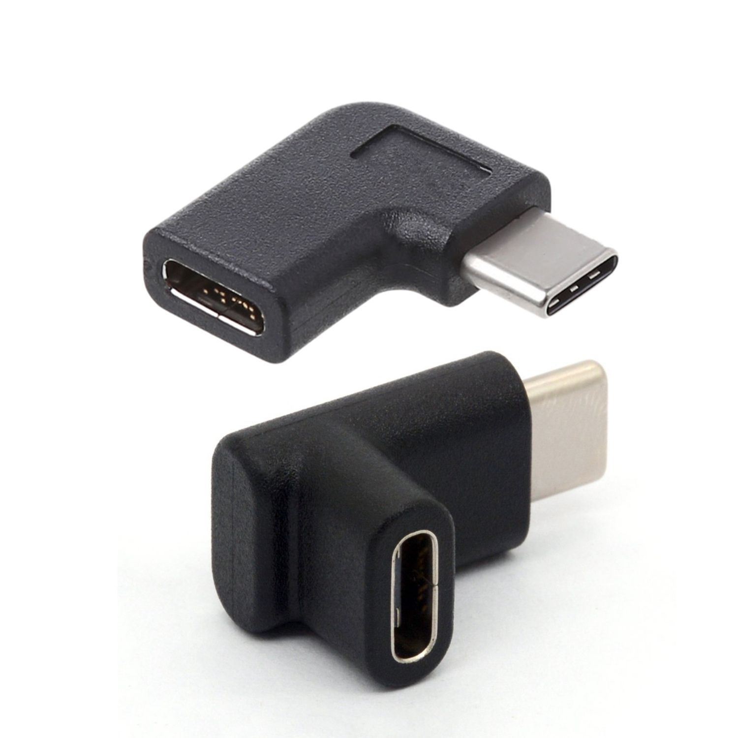 2 Pcs Accessories:1 Pcs Right Angle USB 3.1 Converter Adapter & 1 Pcs 90 Degree Type C Adapter, USB 3.1 Type-C Connector