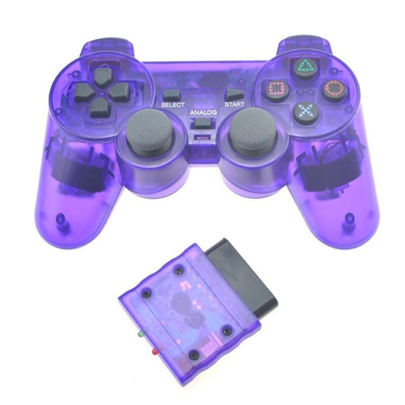 Yfashion ransparent Color Wireless Controller 2.4G Vibration Controle amepad for   2