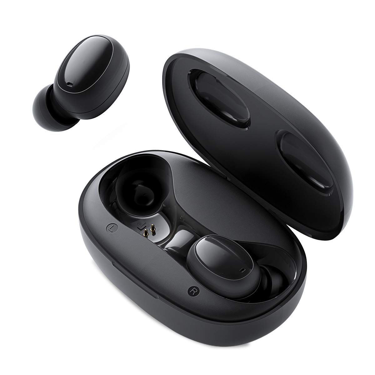HAVIT I95 Smart Touch Control TWS Wireless Earbuds Bluetooth Earphones Free Role Switch HD Stereo Wireless Earbuds Noise Cancelling Gaming Headset