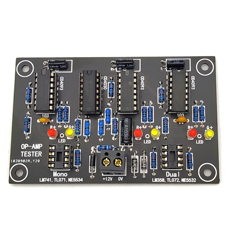 JOUYI Operational Amplifier Op Amp Tester Single Op Amp Dual Op Amp TL071 TL072 TL081 TL082
