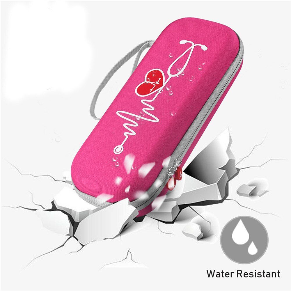 Nylon Storage Bag Carrying Case Protective Pouch Sleeve Box Case for Littmann Classic iii Stethoscope Accessories