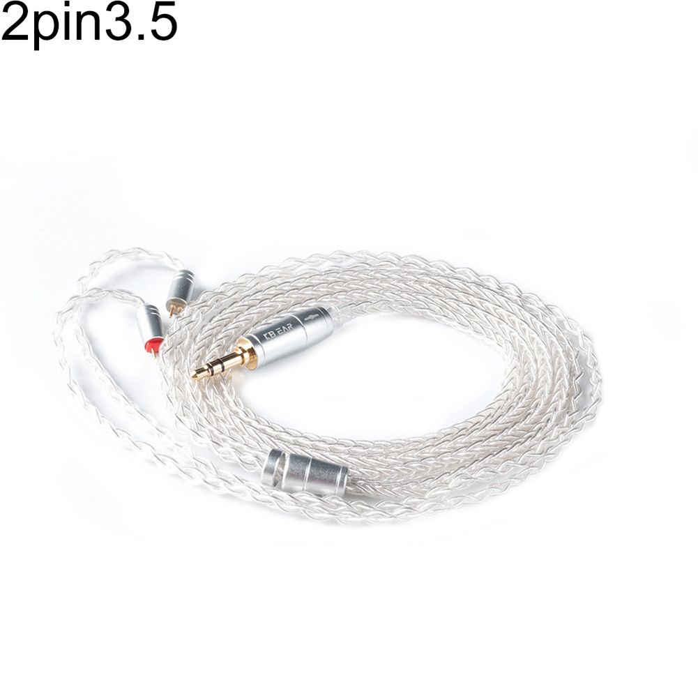 KBEAR 2Pin/MMCX/QDC/TFZ 16 Strands Braided Wired Earphone Cable Upgraded Cord