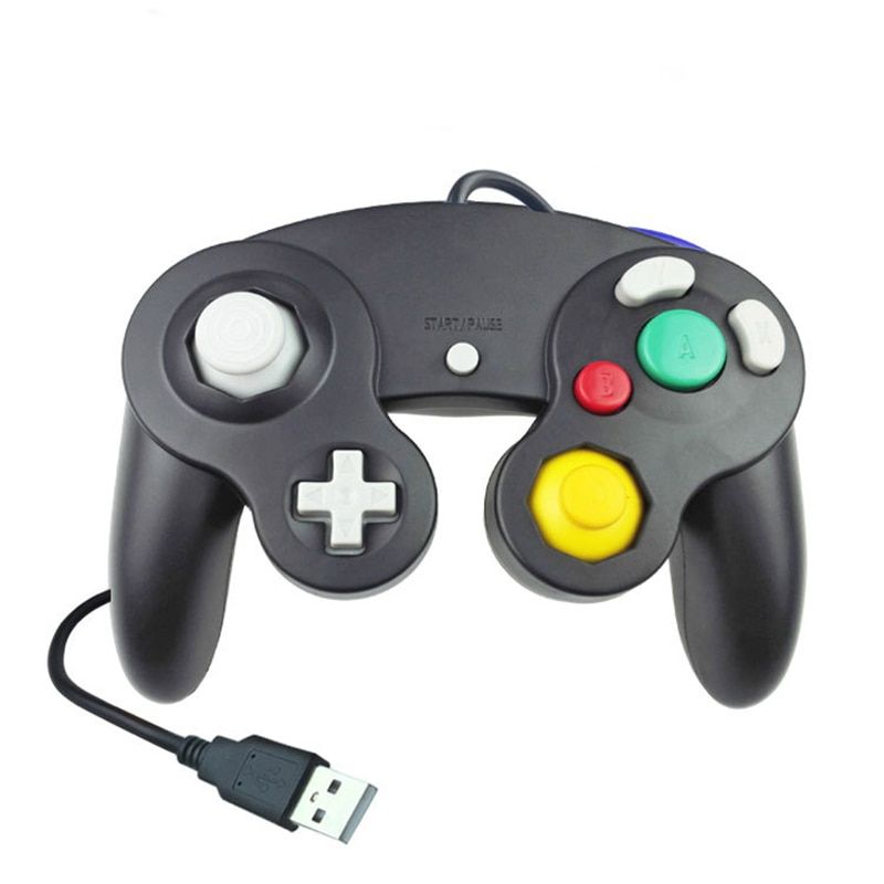 Vogek USB Wired Gamepad for Nintend Gamecube Controller Vibration Controller Joystick for NGC GC Wii MAC Computer PC Gamepad