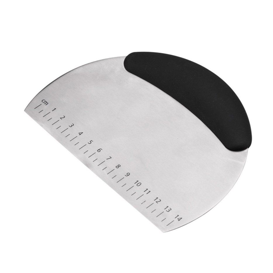 Stainless Steel Cutter Baking Tool For Semi-Circular Anti-Skid Scraping Panel