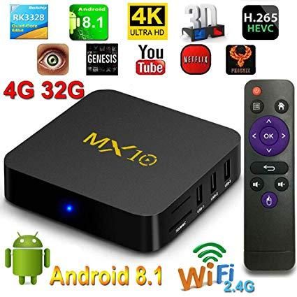 4K MX10 4GB + 32GB Android TV BOX