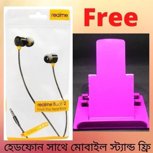 Relme Buds Wired Earphones with Mic Buds Wired Earphones with Mic-Mobile stane free