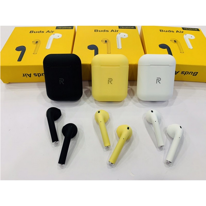Buds Air TWS Earphone True Wireless Bluetooth Earphones headset Auto Connection Dual Mic Touch Control Wireless charging Headset