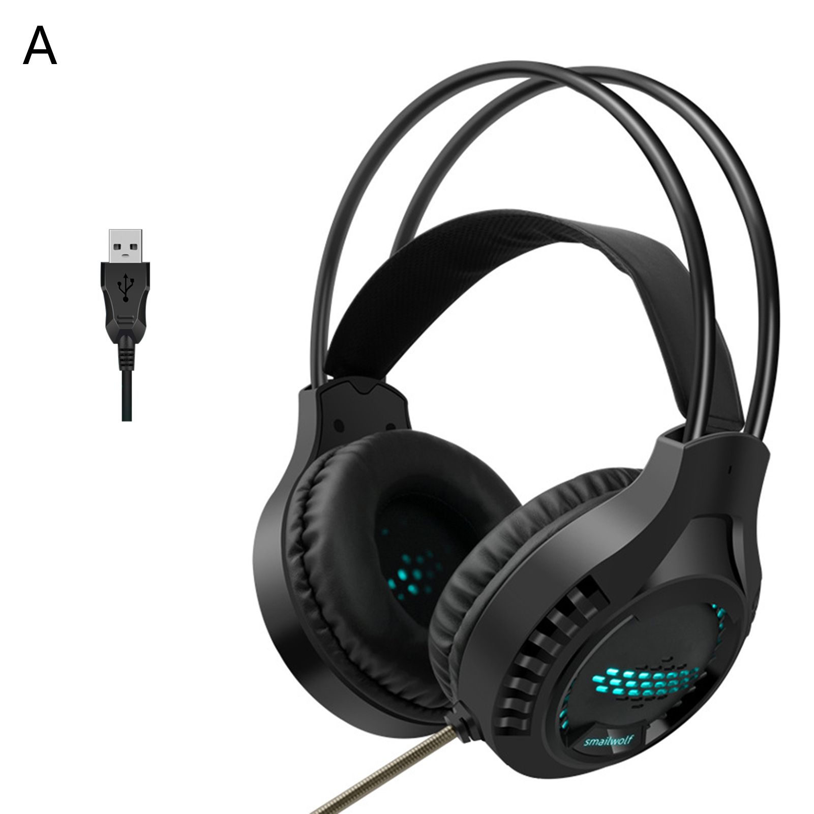 Wired Earphone Skin-friendly Luminous Stereo Gaming Headphone