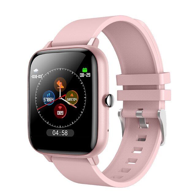 P6 Smart Watch Men Women Full Touch Blood Pressure Monitor Fitness Tracker Sport Smartwatch Watch for Android IOS Smart Clock