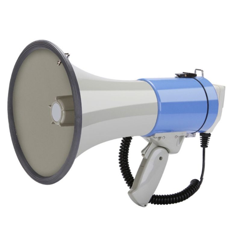 Outdoor Handheld Megaphone Speaker Booth 50W High  Recordable Loudspeaker Tweeter