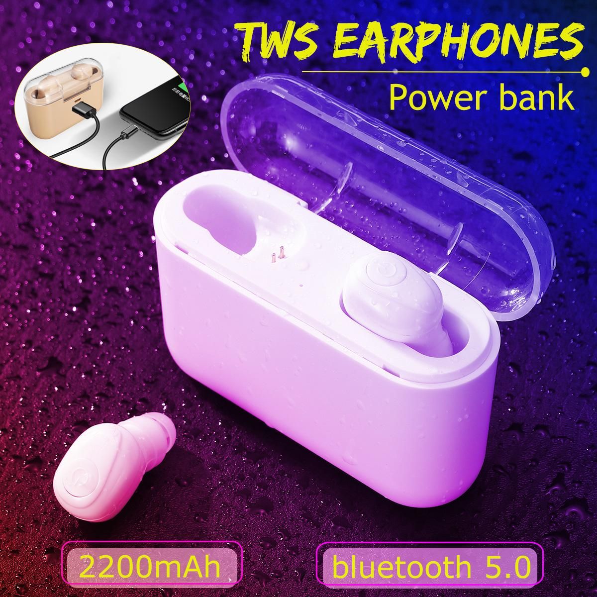new for you Sound Wireless Earbuds bluetooth 5.0 Headphones Headset Earphones With Mic