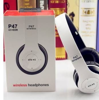 P47 Headband Foldable Stereo Bluetooth Headphones Wireless Heads