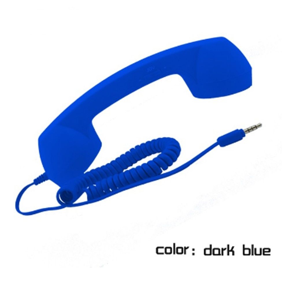 Wireless Retro Telephone Handset and Wire Radiation-proof Handset Receivers Headphones for a mobile phone with comfortable call