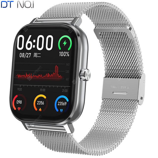 Dt35 Smart Watch Bluetooth Call Touch Screen Heart Rate Monitor Ip67 Waterproof Wristband - Smart Watch