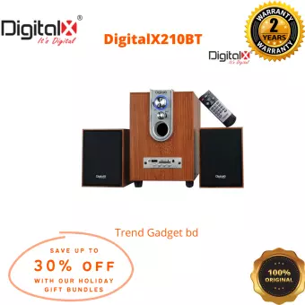 Best Qality 3d sound DigitalX X-L210BT 2.1 Multimedia Speakers with Remote