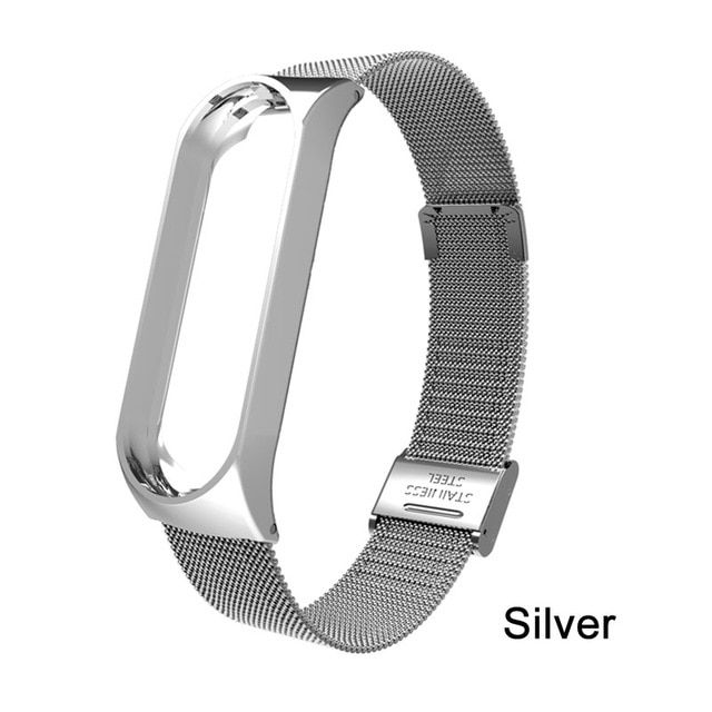 Metal strap For Xiaoband 3 and 4 Smart Bracelet Metal wristband Stainless Steel Strap For Xiaoband 3 Smart band
