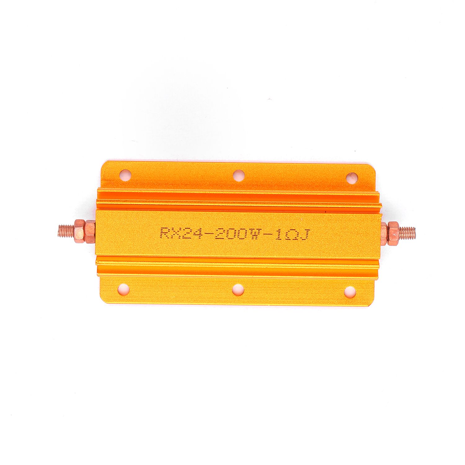 RX24 200W 1ohm / 2ohm / 4ohm / 8ohm / 10ohm Aluminum Shell Resistance Metal Wirewound Wire Wound Winding Resistor Dummy Road