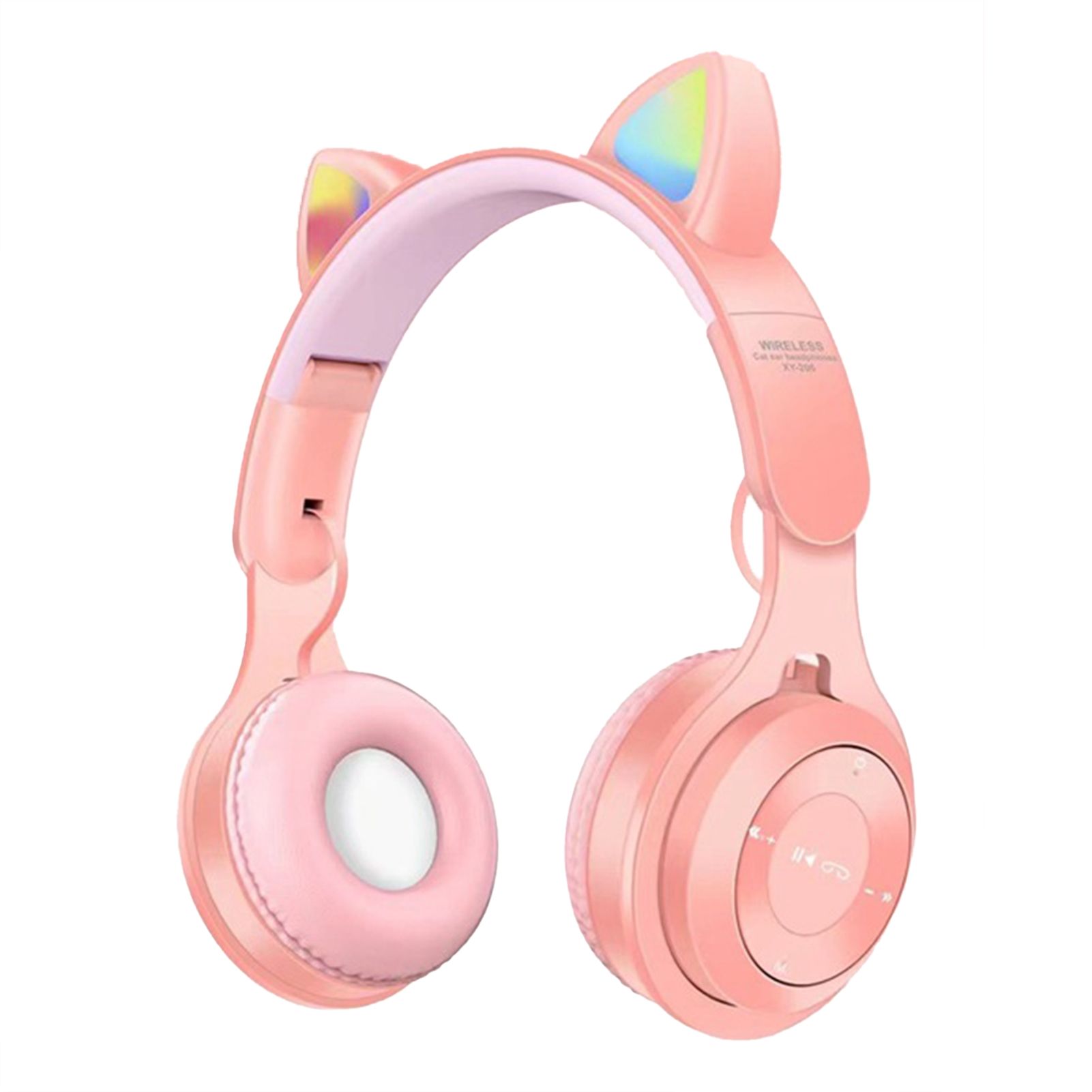 XY-206 Bluetooth 5.0 Headphone Luminous Cute Cat Ear Shape Wireless Gaming Headset for Mobile Phone