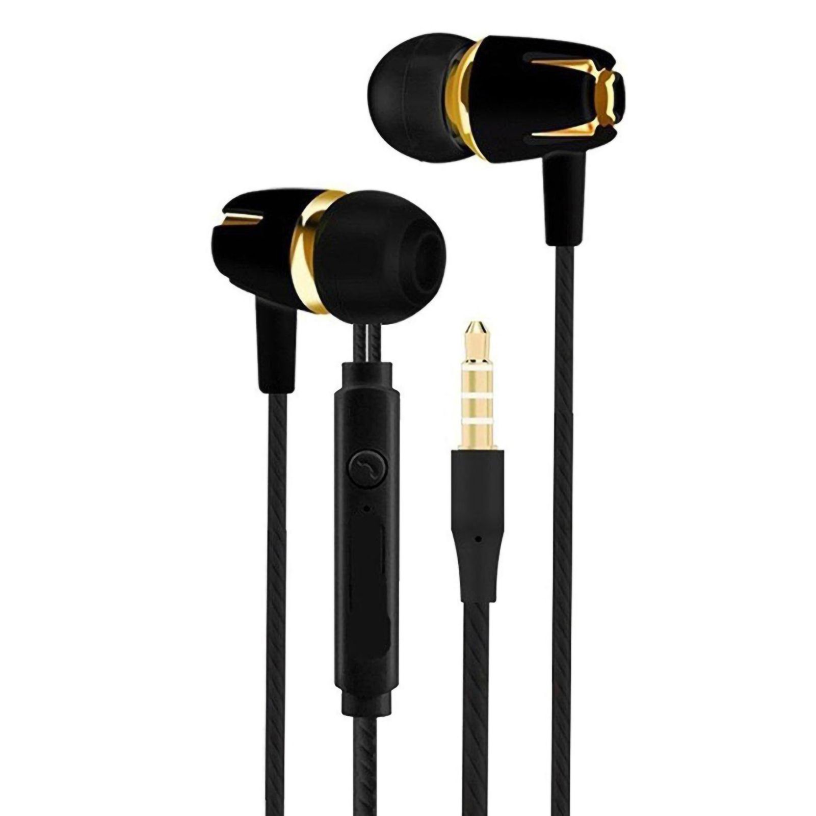 3.5mm Earphone In-ear Heavy Bass Plastic Fashion Wired Headset for Smart Phone