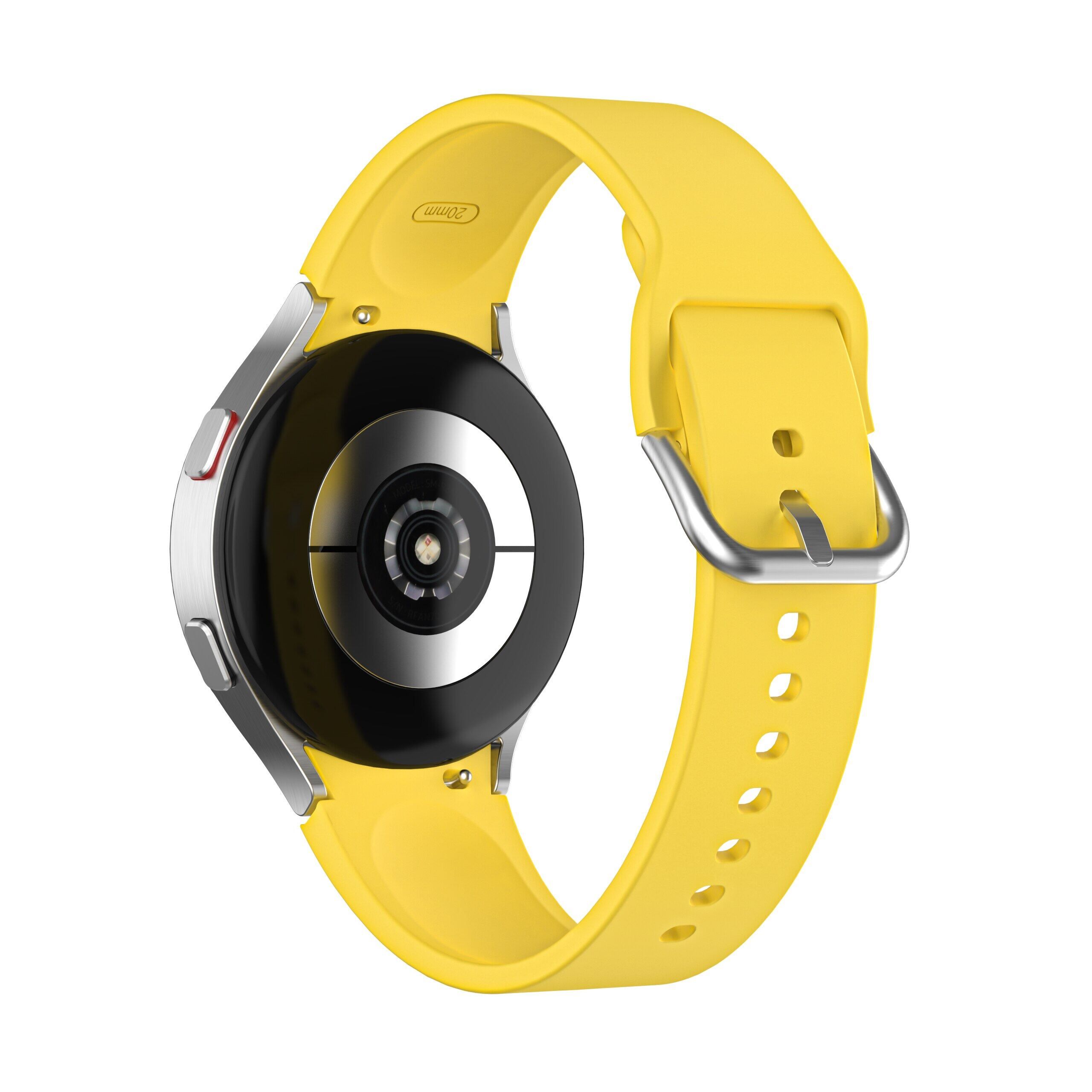 New 20mm Silicone Watch Band for Samsung Galaxy Watch 4 40mm 44mm Sport Strap for Galaxy Watch 4 Classic 42mm 46mm Accessories