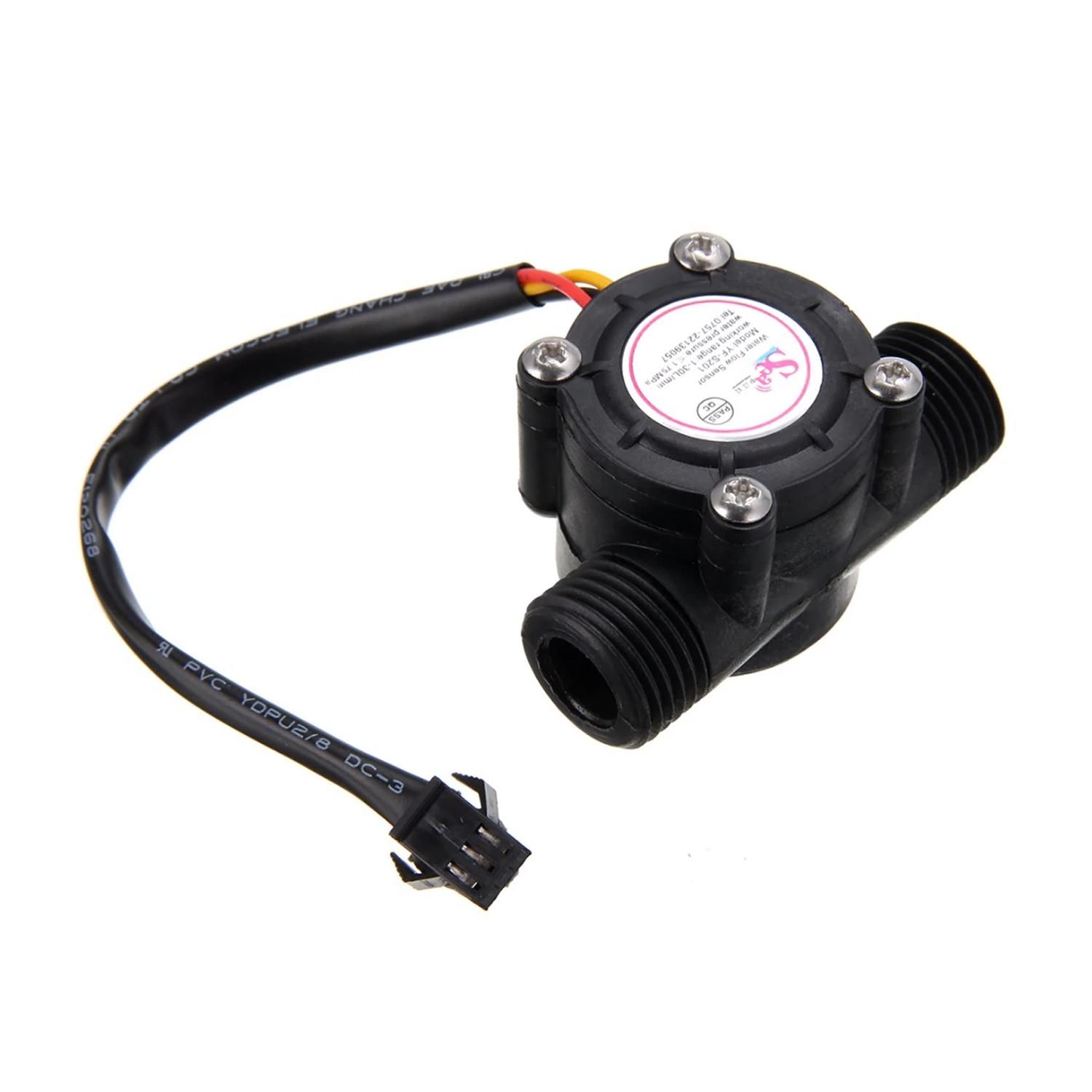 YF-S201 Water Flow Measurement Sensor 2.0MPa 1-30Liter/min Flow Rate