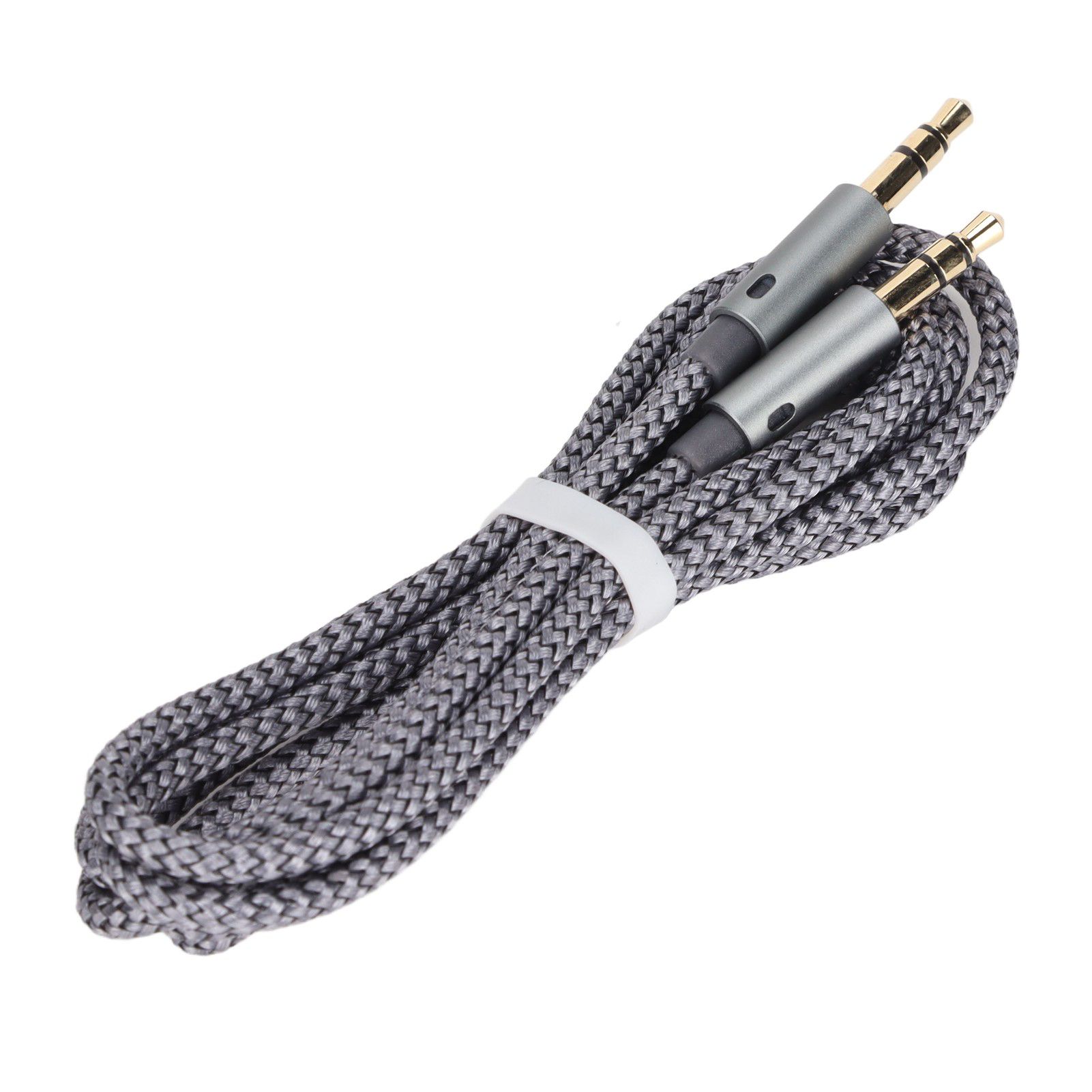 Romeng La 3.5mm Male to Cable Nylon Braid Stereo Extension Cord for Port Devices 1.2m / 4ft