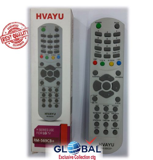 LG Box TV Old, RM-569CB.  Compatible Remote Control High Quality. Master Remote Control for CRT Old TV