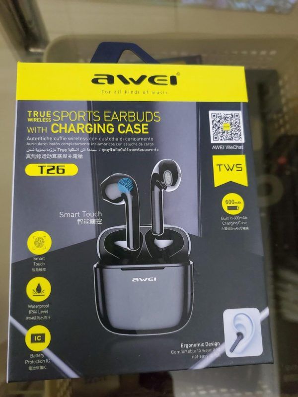 AWEI TWS T26 Wireless Bluetooth 5.0 Earbuds
