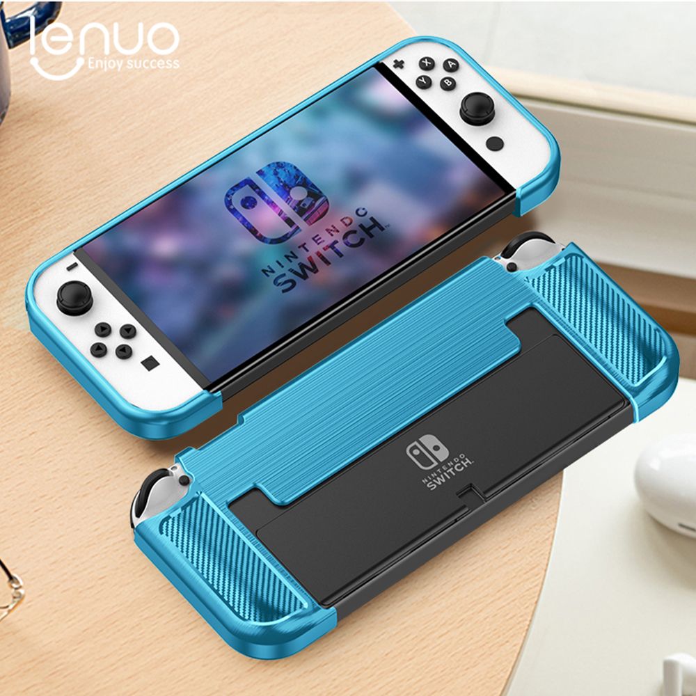 Lenno suitable for Nintendo Switch Lite back cover TPU anti-drop and shock-proof  handle protective cover