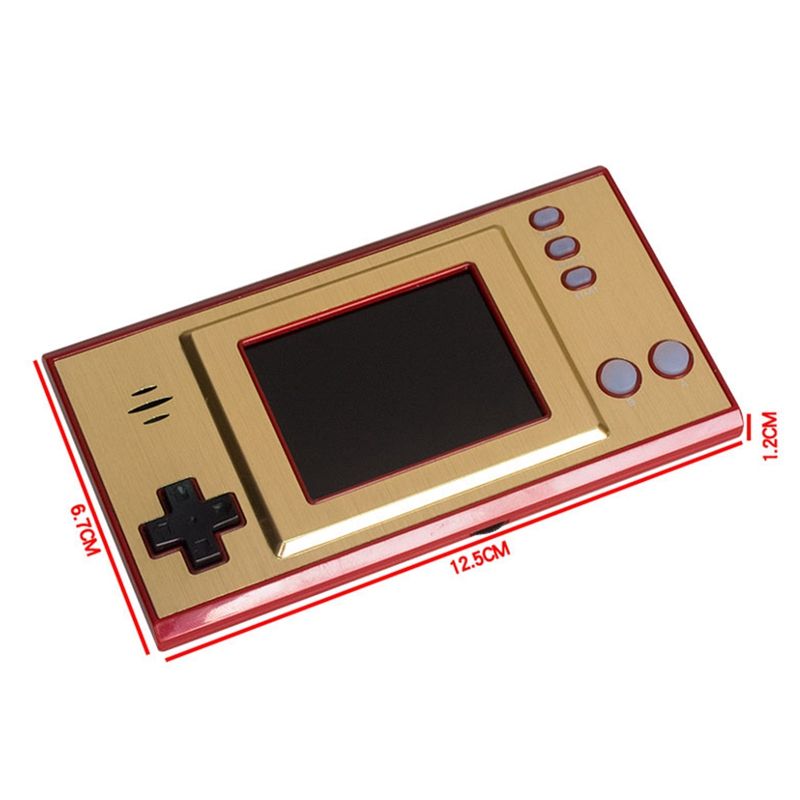 JAERBEE Mini Handheld Game Players 2.5 Inch Ultra Thin Portable Retro Video Console with 620 Classic Juegos for Kids AV Output