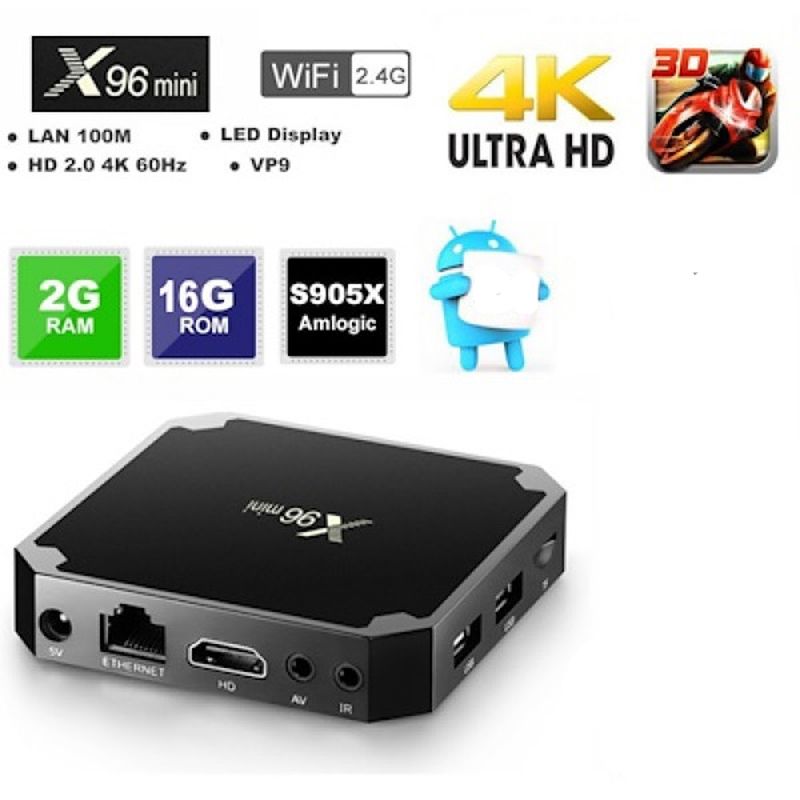 X96 Android 6.0 2GB RAM 16GB ROM Smart TV BOX