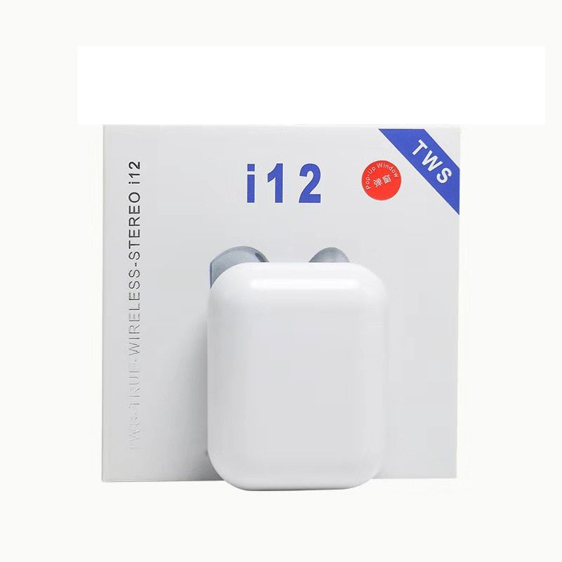 Earphones i12 TWS Wireless Bluetooth Earphone Earpiece Mini Earbuds HS I7S Ear Headset for iPhone Samsung XiaomiTouch/Button