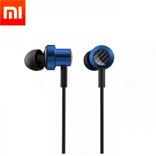 Xiaomi MI Dual Driver Metal Magnetic In-Ear Earphone- Blue - Headphone