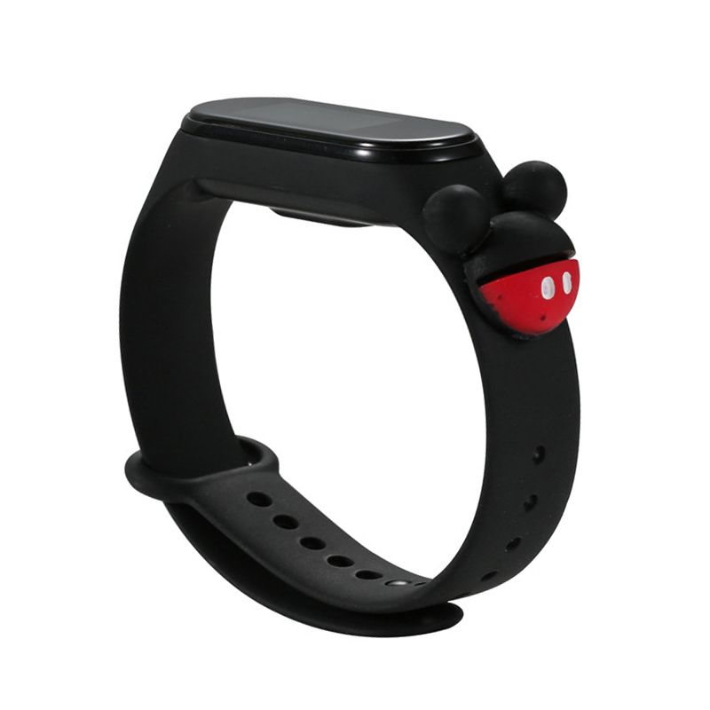 xiaomi miband 2/3/4 band accessories Cute miband 4 strap replacement silicone mi 4 band straps toy my band 3 strap with Portability