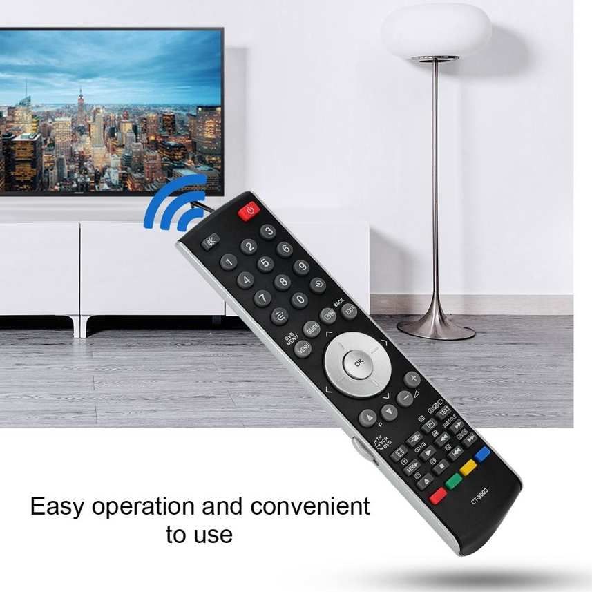TV Controller CT-8003 Multi-functional Replacement Remote Control for Toshiba