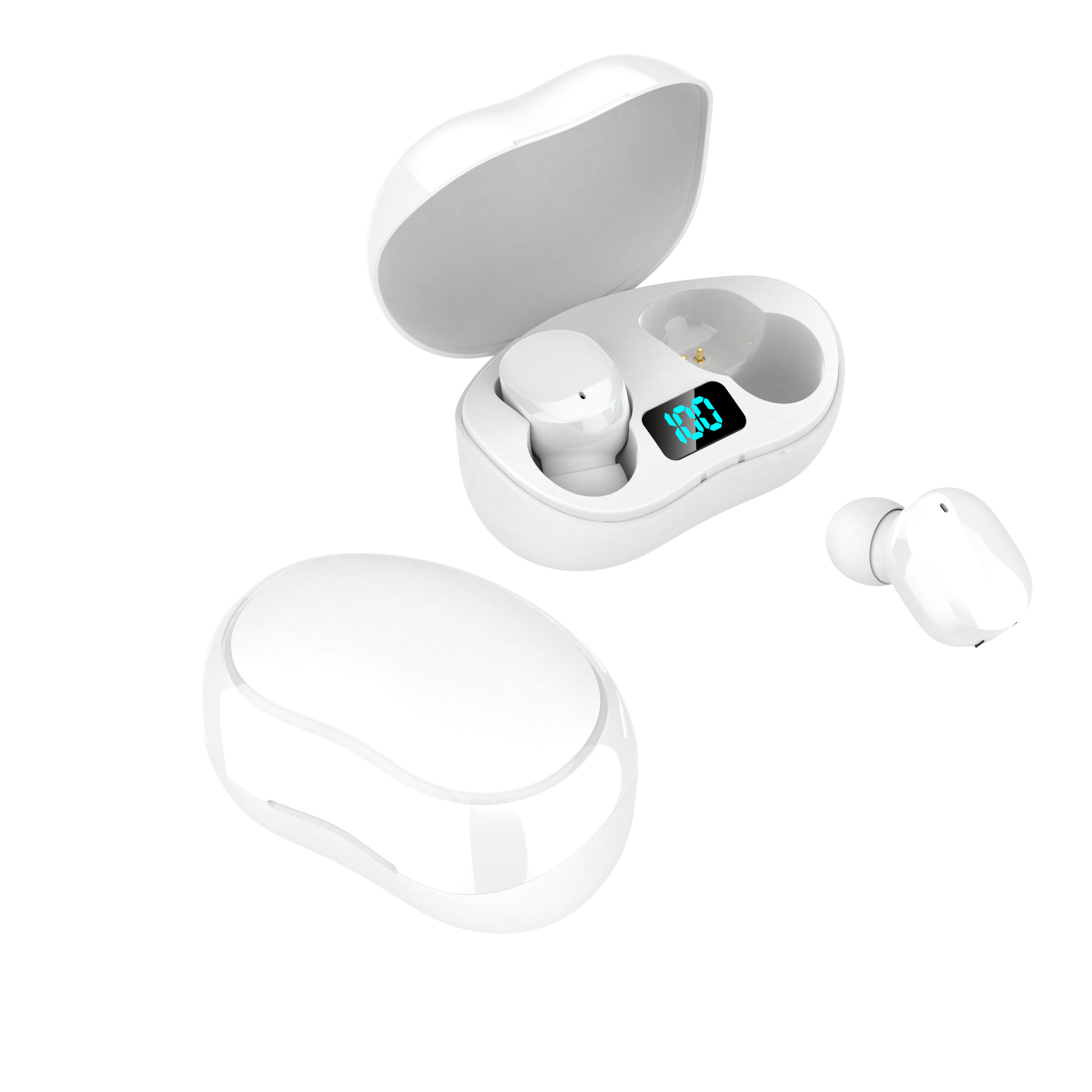 Wireless Headphones TWS 5.1 Bluetooth Compatible Headphones Noise Cancelling Fidelity Natural Sound Earbuds for SmartphonesE8S