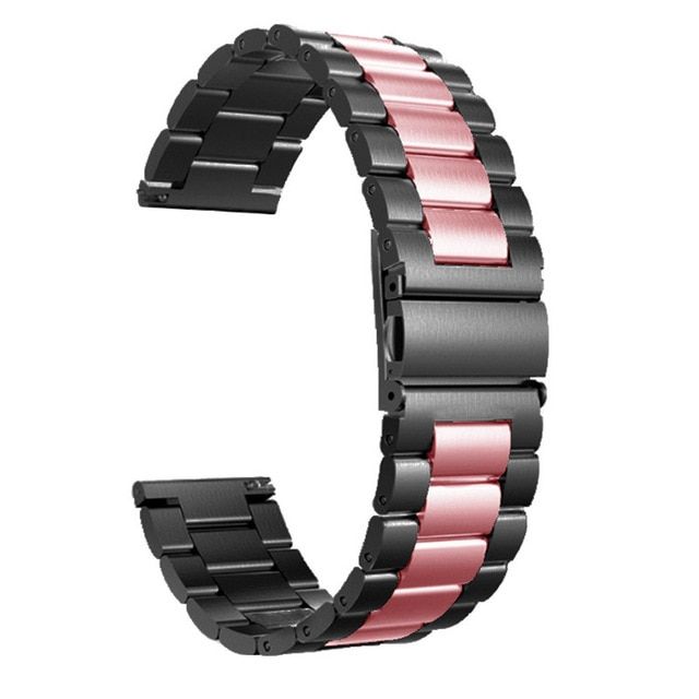 18mm 22mm 20mm 24mm Band Strap For Samsung Galaxy Watch 3 42 46mm gear S3 Active2 Steel for Huawei GT 2 Xiaomi Amazfit BIP GTR 2