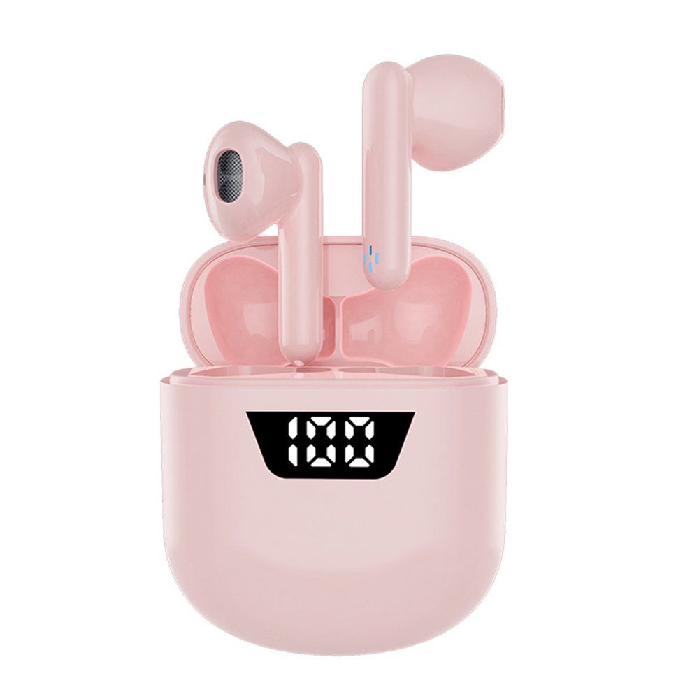 P66 Wireless Headset Wireless Charging Compartment With Digital Display