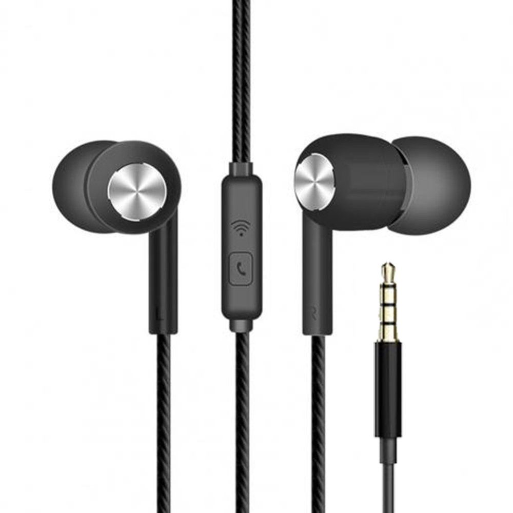 Color Wire Control Headset With Micphone Use For Floor Digital Products 3.5mm