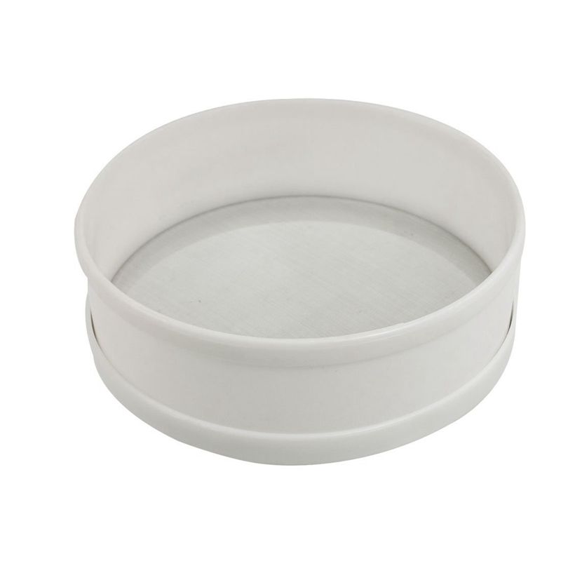 SODIAL(R) Home Kitchen Flour Tool White Round 0.5mm Dia Fine Mesh Sieve Strainer