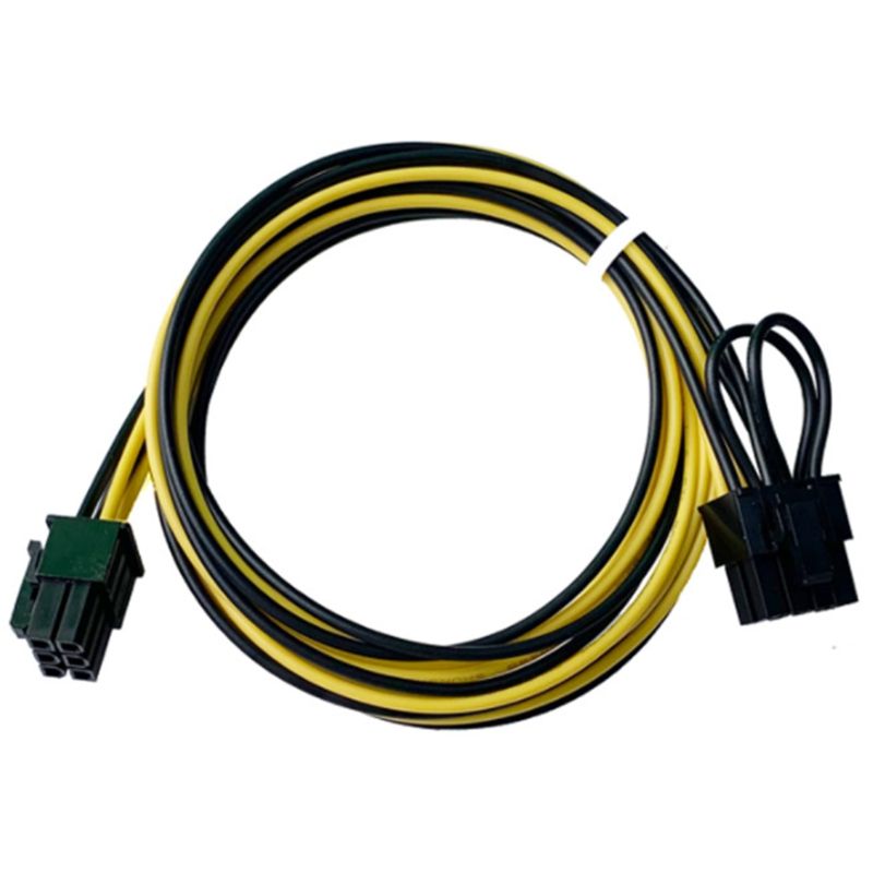 12 Pcs PCIe 6Pin to 8Pin(6+2) Male to Male PCI-E Power Cable for GPU Power Supply Breakout Board Adapter