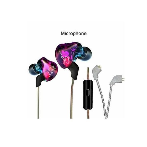 KZ ZST Pro In-Ear Earphone HiFi Bass Hybrid Dual Driver earphone – Multicolor
